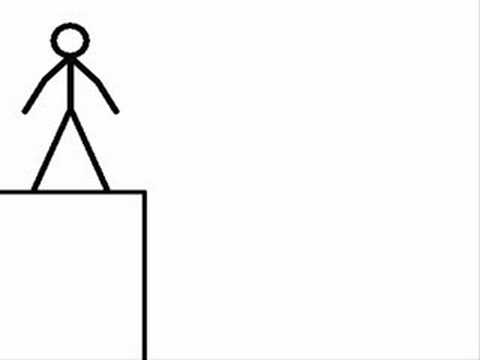 480x360 Stick Figure Jumps Off A Cliff