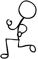 132x203 Stick Figure Run Test By Bombkirby