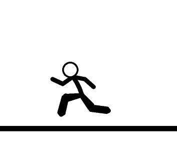 353x297 Running Stick Figure