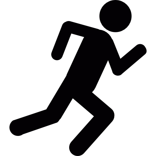 512x512 Running Stick Figure
