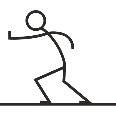 400x400 Stick Figure Jumping Transparent Png