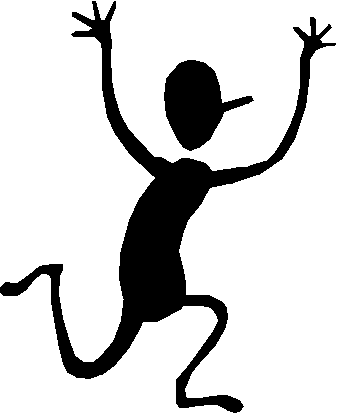 337x413 Stick Figure Running