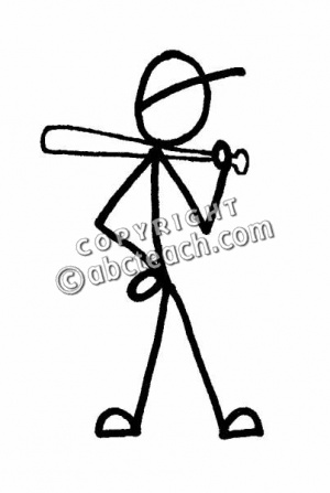 Stick Figure Running Clipart