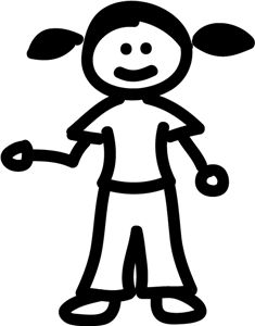 235x300 Figurine Clipart Thinking Stick