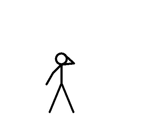 459x366 Stick Figure Thinking Clipart