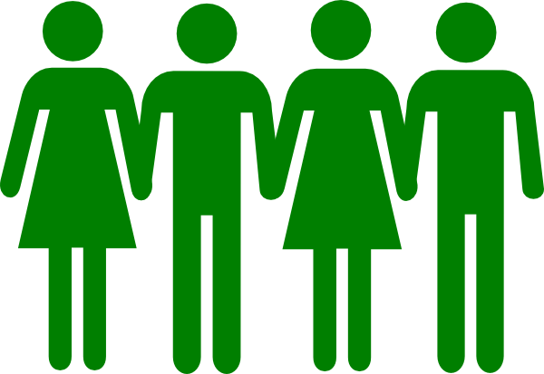 600x413 Men Women Holding Hands Clip Art