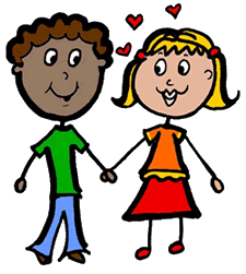 225x251 Full Version Of Stick Figure Boy Amp Girl Holding Hands Clipart