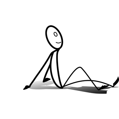 400x400 Stick Figure Running Transparent Png