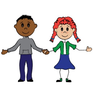 300x300 Clipart Boy And Girl