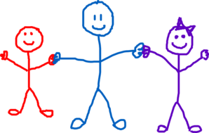 298x189 Stick Figure Kids Clip Art