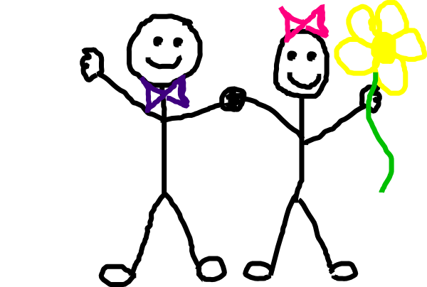 600x404 Stick Figure Kidsfriends Clip Art
