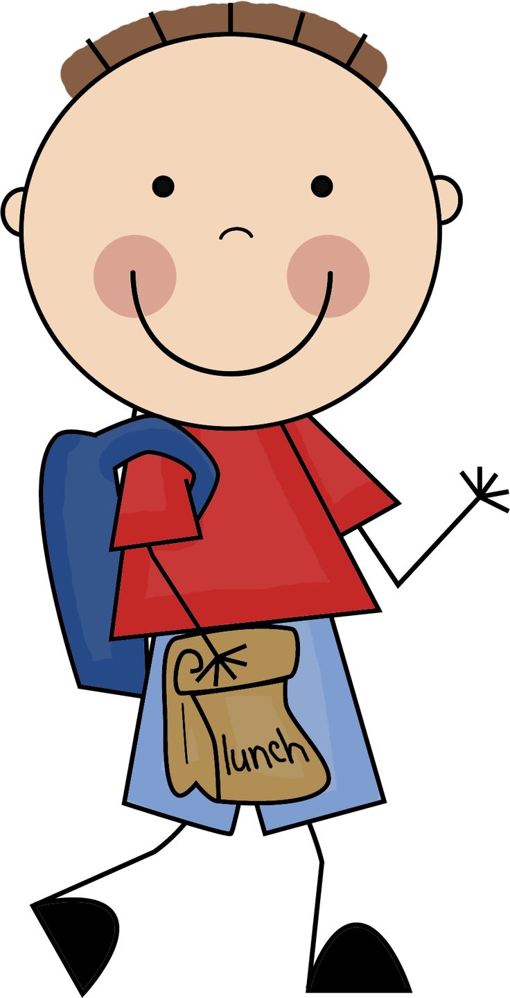 736x1439 Kids With Backpack Clipart