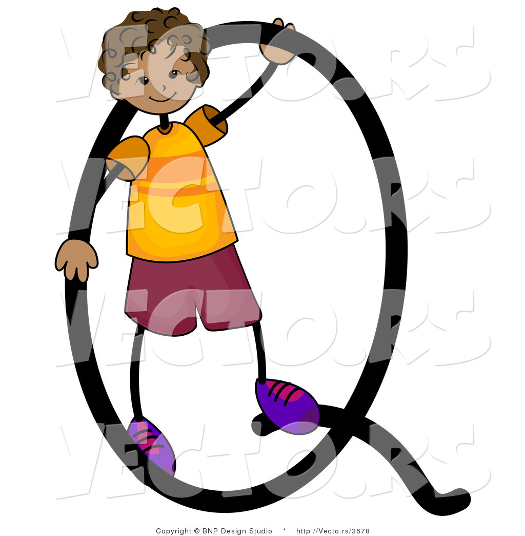 1024x1044 Vector Of Male Stick Kid Alphabet Letter Q By Bnp Design Studio