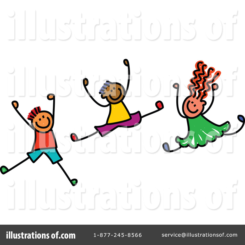 1024x1024 Stick Children Clipart