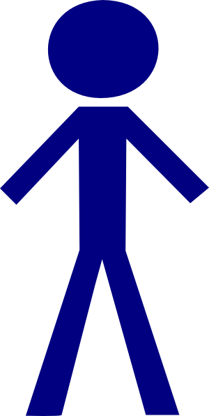 300x598 Man Men Stick Figure Clip Art