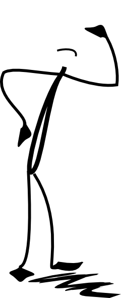 240x588 Sad Stick Man Clip Art