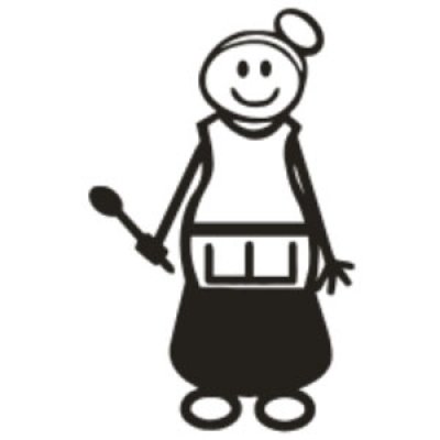 400x400 Stick Figure Family Vinyl Decal Sticker 5