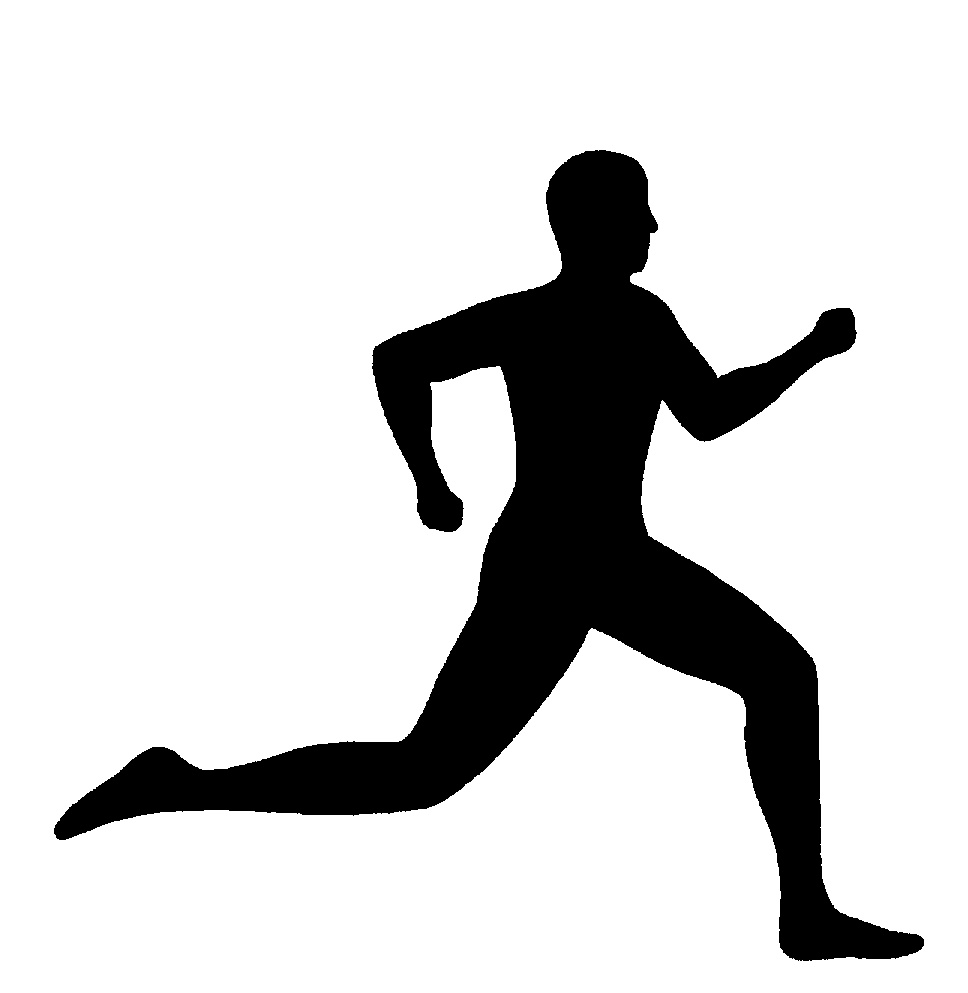 968x993 Runner Stick Man Running Clipart Free Images
