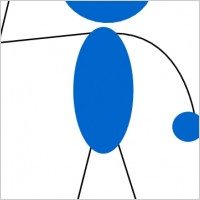 200x200 Stick Figure Thinking Clipart