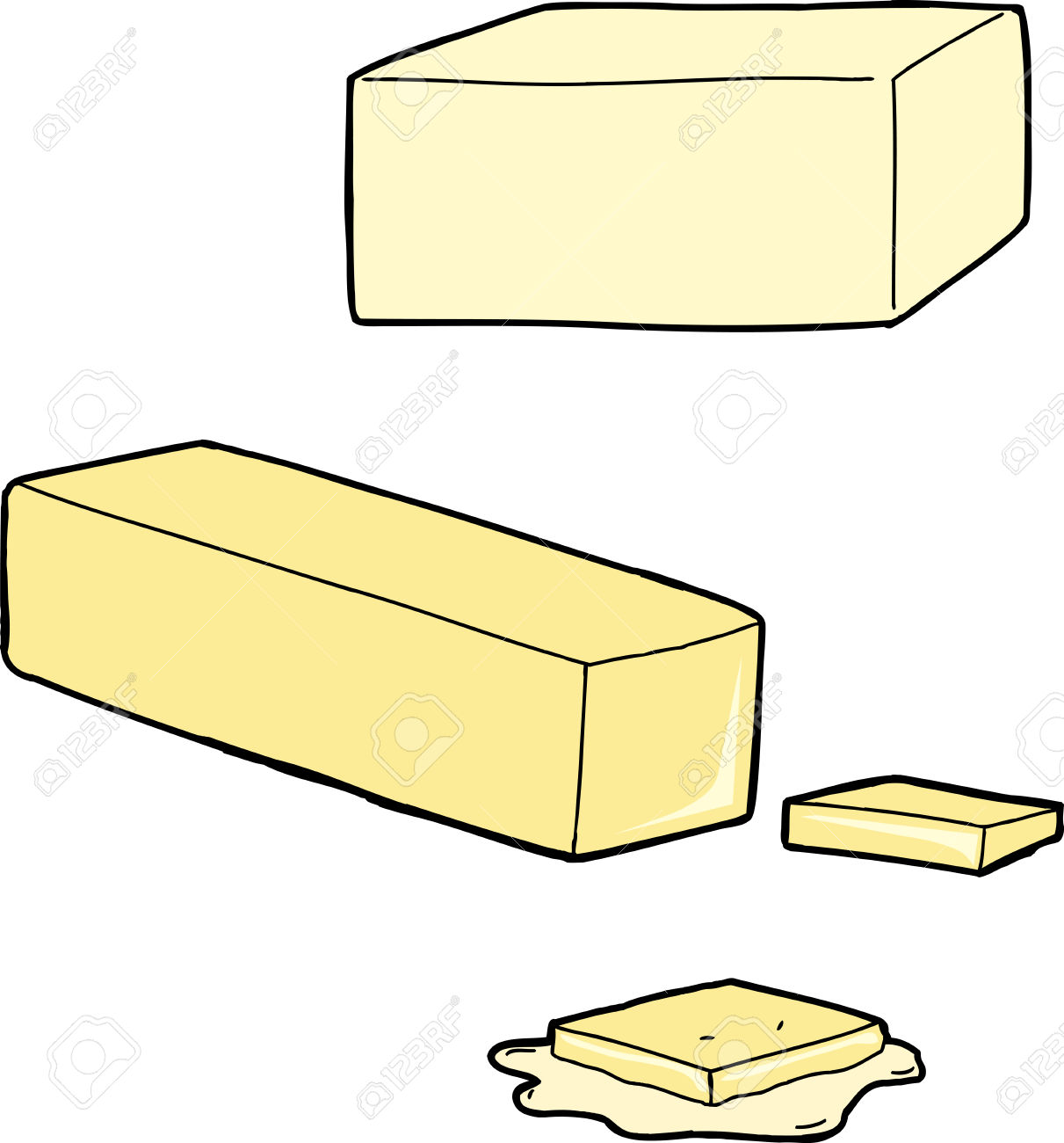 1211x1300 Butter Clipart Melted Butter
