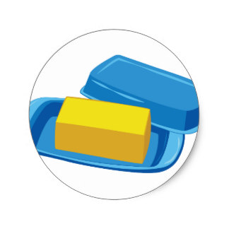324x324 Stick Of Butter Stickers Zazzle