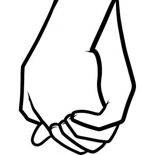 302x302 Holding Hands Clipart