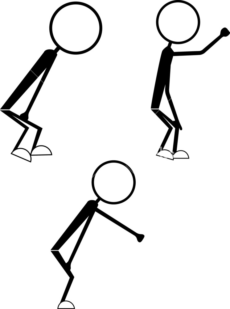 746x1000 Stick Figure People Styles Royalty Free Stock Image