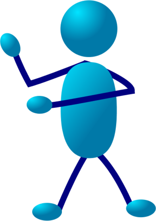 600x853 Running Stick Figure Clip Art