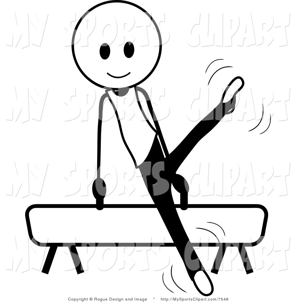 1024x1044 Sports Clip Art Of A Stick Person On The Pommel Horse By Pams