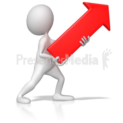 400x400 Stick Figure Pointing Red Arrow Right