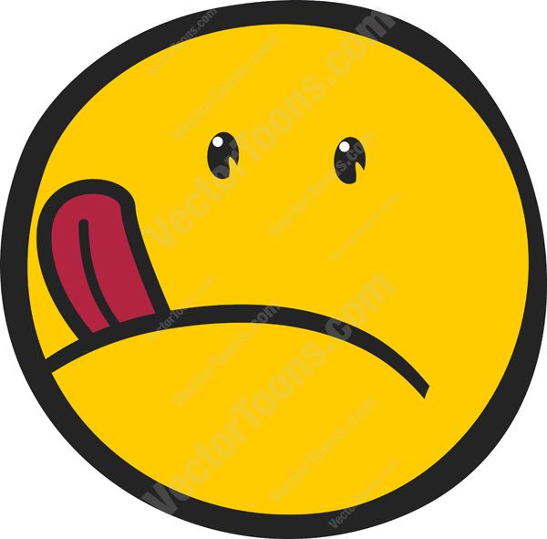 600x591 Smiley Face With Tongue Out Clipart