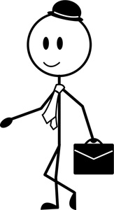 163x300 Stick Figure Man Clipart