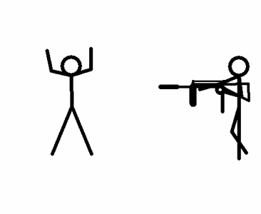 366x300 Shooter Clipart Stickman
