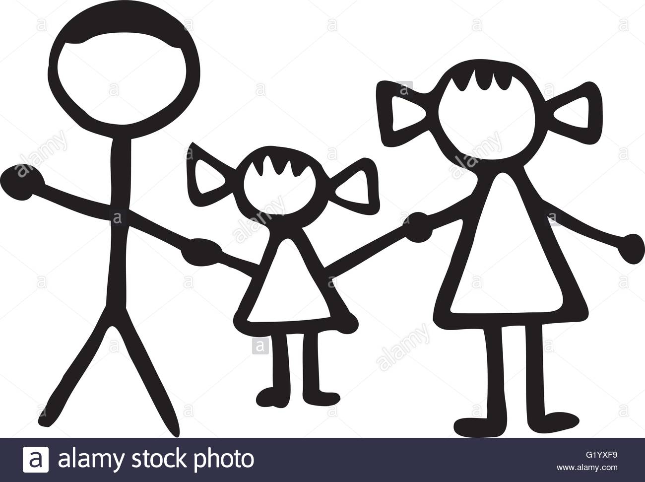 1300x971 Stickman Family