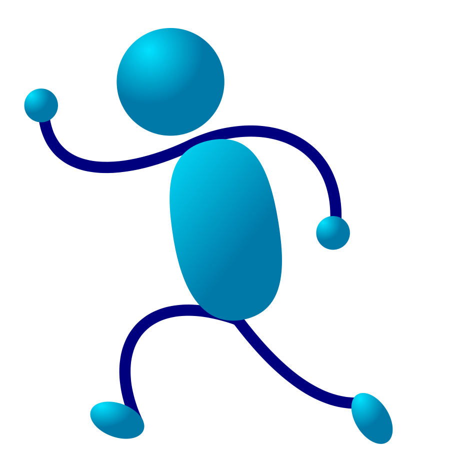 900x900 Walking Stick Man Clipart