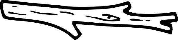 600x136 Stick Clip Art