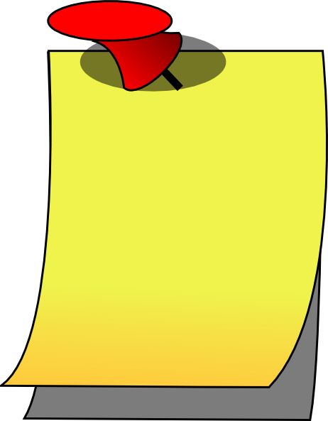 462x593 Post It Note Clip Art