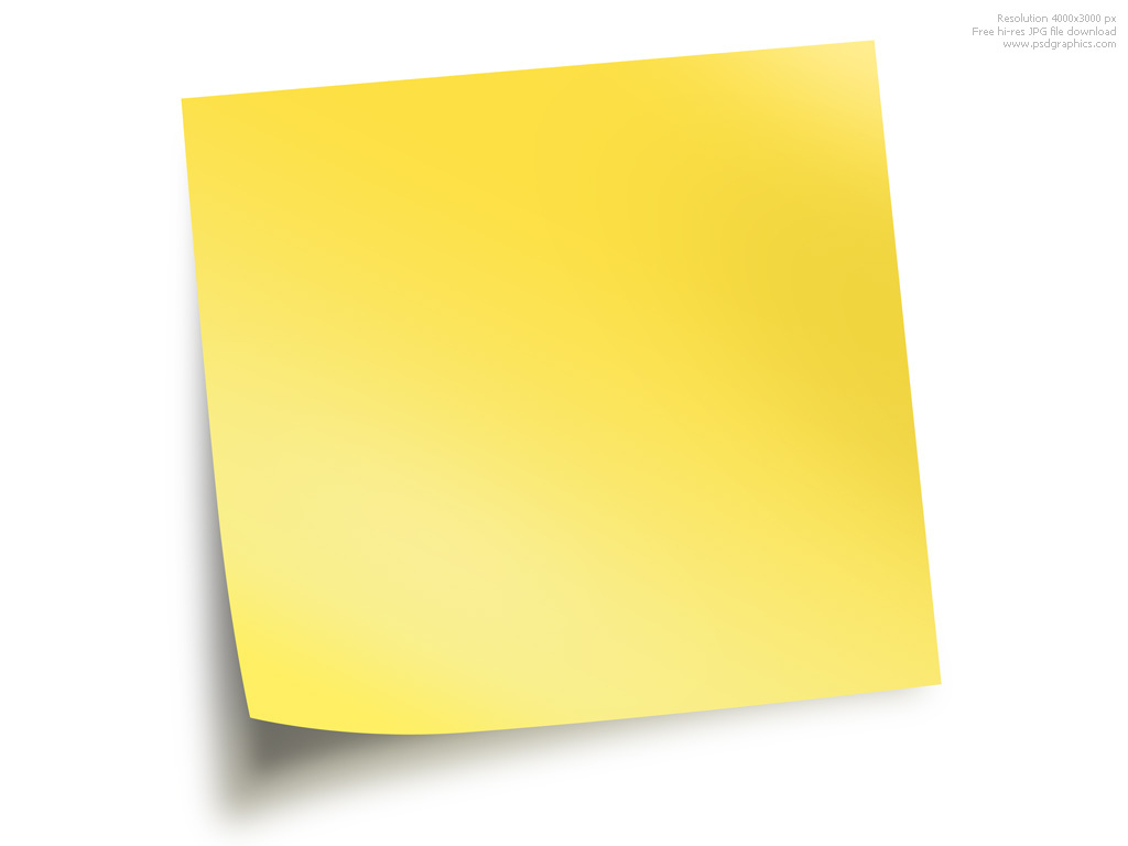 1024x768 Sticky Note Post It Notes Clipart Free Images
