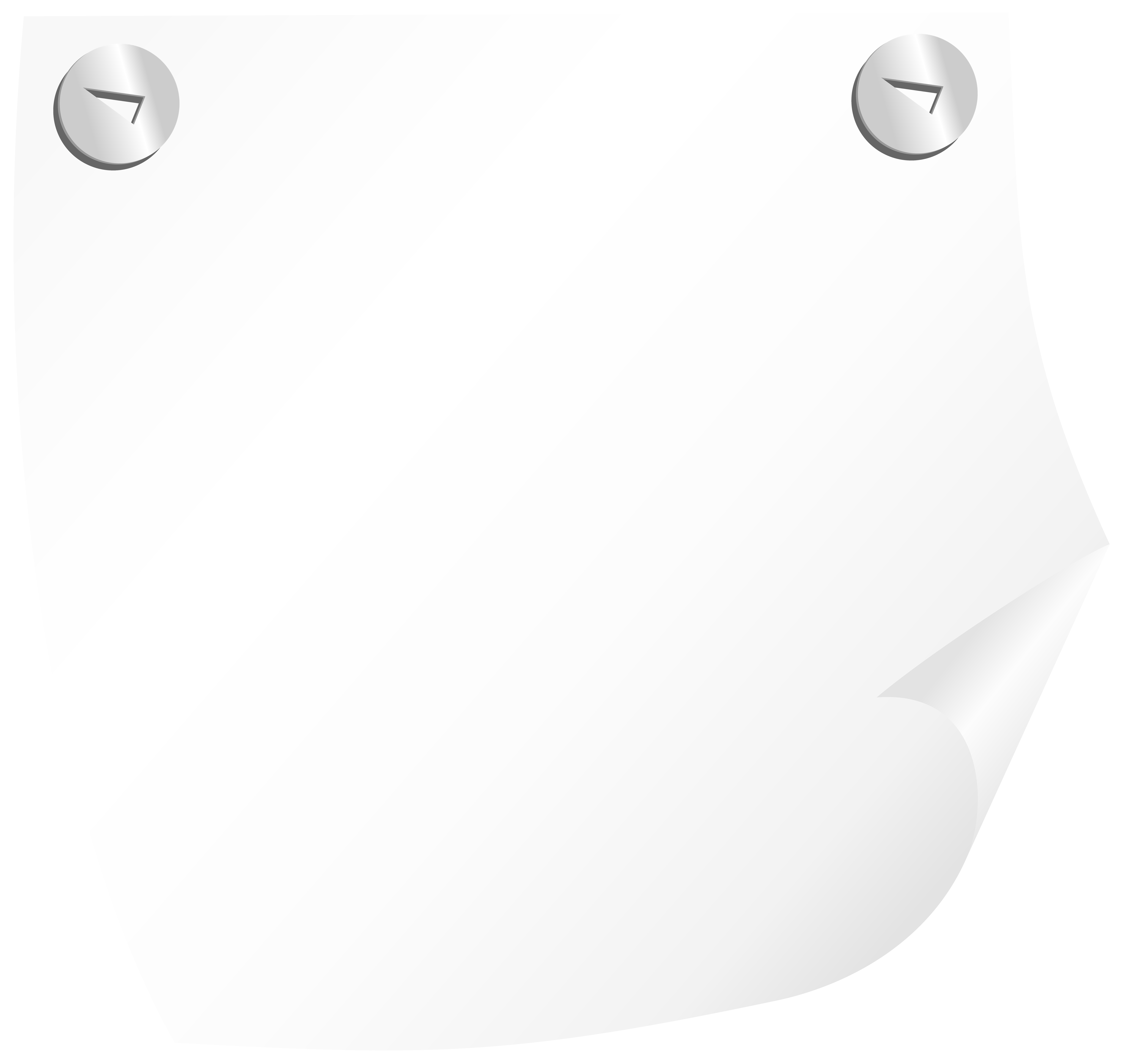 6346x6000 White Sticky Note Png Clip Art