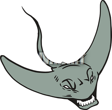 361x355 Stingray Clipart