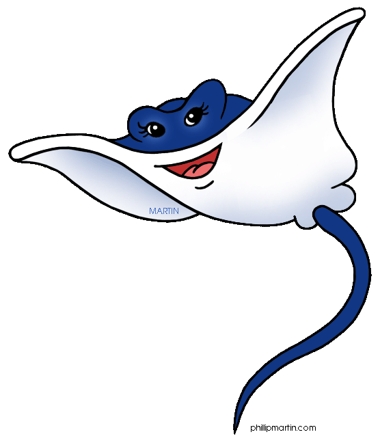 556x648 Animals Clip Art By Phillip Martin, Ray