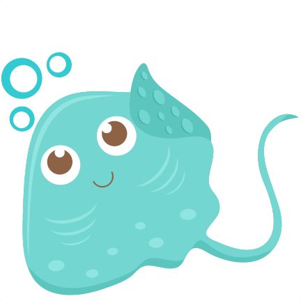 432x432 Stingray Clipart Cute