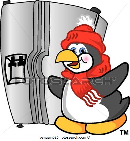 450x489 Stinky Refrigerator Clipart
