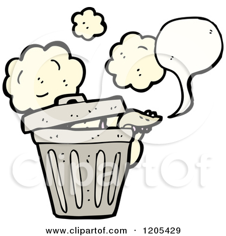 450x470 Stinky Trash Clipart
