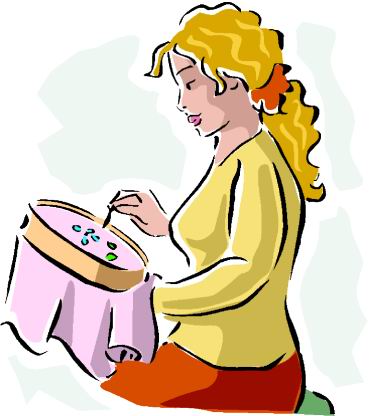 369x416 Clip Art Activities Stitching