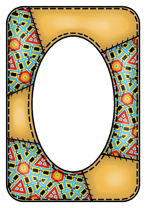 505x715 Artbyjean Blog Clipart Padded Patchwork Scrapbook Clipart Frames