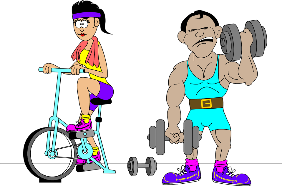 958x632 Clip Art People Working Out Clipart