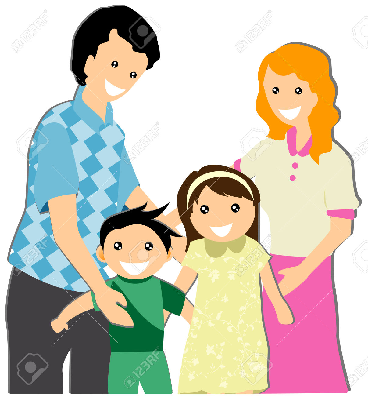 1207x1300 Family Clip Art