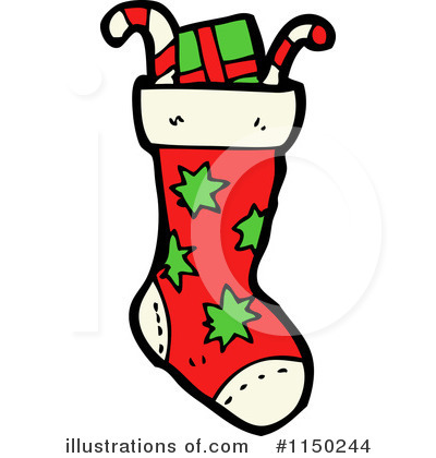 400x420 Christmas Stocking Clipart