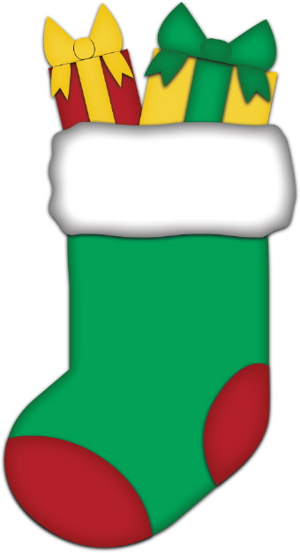 340x625 Stocking Clipart